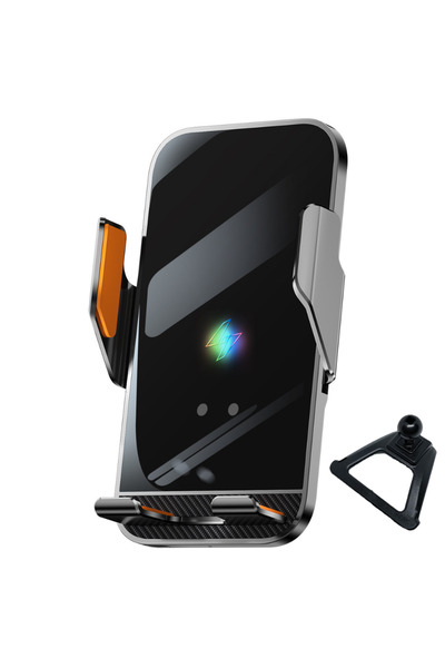 VELTROVA Suport telefon cu incarcare wireless 15W, prindere dedicata pentru B...