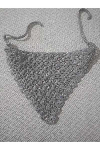 ENA Bandană tricotată manual, accesoriu de păr în stil boem, model Pinterest