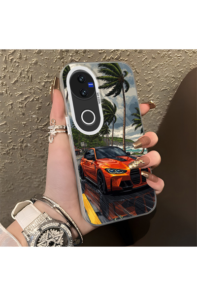 Hontinga حافظة حماية من السيليكون متوافقة مع هاتف Vivo V50، حافظة خلفية صلبة ...