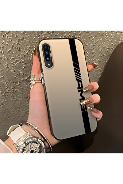 Hontinga حافظة هاتف سامسونج جالاكسي A30S متوافقة مع حافة السيليكون الصلبة وال...