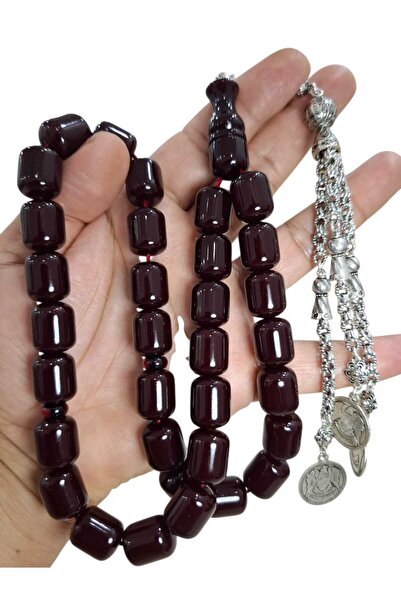 Cekke Tesbih Ottoman Crimped Amber Simile 13*16 mm Original Large XXL Prayer ...