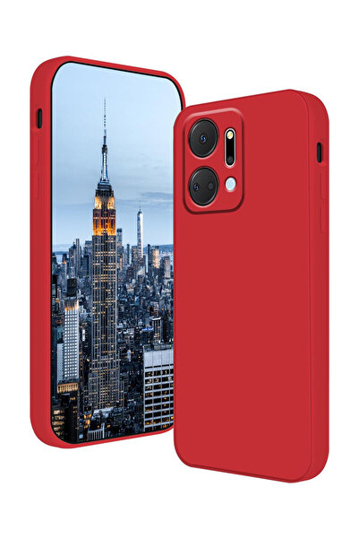 OEM Soft Touch Silicone Case, Microfiber, Camera Protection, for Honor X7A 4G...