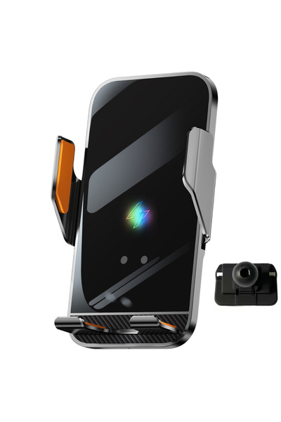 VELTROVA Suport telefon cu incarcare wireless 15W, prindere dedicata pentru B...