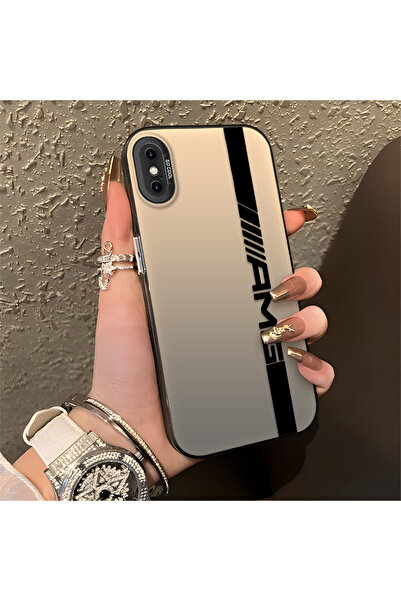 Hontinga حافظة هاتف من السيليكون متوافقة مع هاتف iPhone XS، ذات حافة صلبة ومض...