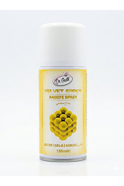 PASTA BELLİS DR. GUSTO KADİFE SPREY BOYA ALTIN - 150 ML