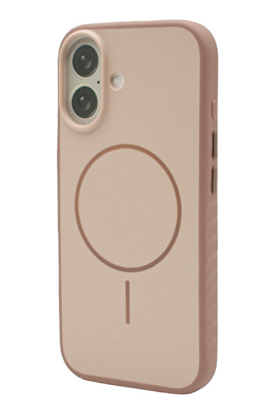 VERTEK Husa Silicon Magnetic Soft TPU Protectie Camere pentru iPhone 17, Maro