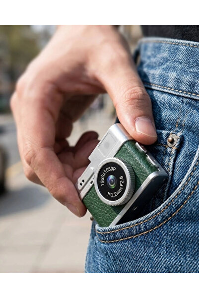 Epilons Ultra Mini Dijital Fotoğraf Makinesi 4k 1080p Hd Video Çekim Cep Kame...