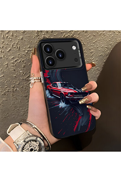 Hontinga حافظة هاتف آيفون 17 برو ماكس متوافقة مع السيارة الكلاسيكية ذات الحوا...