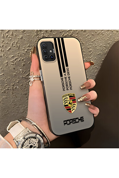 Hontinga حافظة هاتف سامسونج جالاكسي A51 متوافقة مع حافة السيليكون الصلبة ومضا...