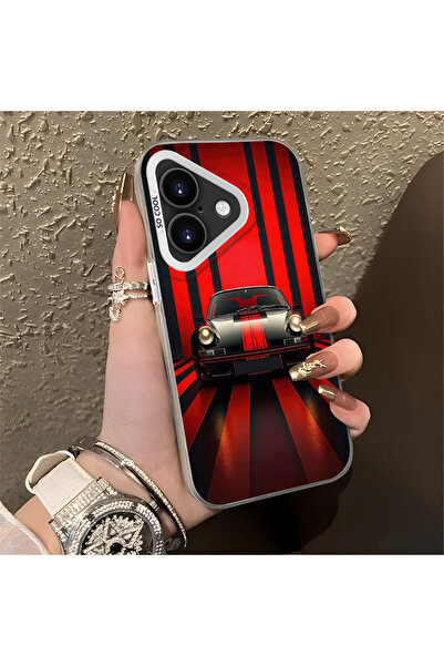 Hontinga حافظة هاتف كلاسيكية متوافقة مع iPhone 17 مصنوعة من السيليكون بحافة ص...