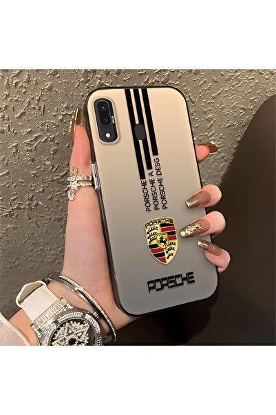 Hontinga حافظة هاتف سامسونج جالاكسي A30 متوافقة مع حافة السيليكون الصلبة والم...