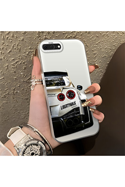 Hontinga حافظة متوافقة مع هاتف iPhone 7 Plus من BMW منقوش ذات حافة من السيليك...