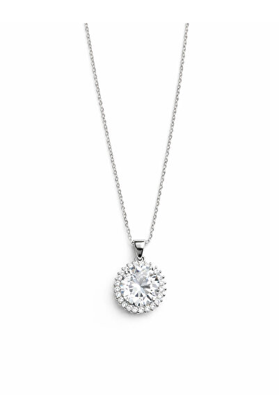 FELICELY FOR LOVELY MOMENTS Paloma Rhodium Plated 925 Silver Necklace