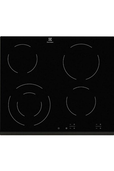 Electrolux Built-in ceramic hob EHF6241FOK, Electric, 4 burners (Black)