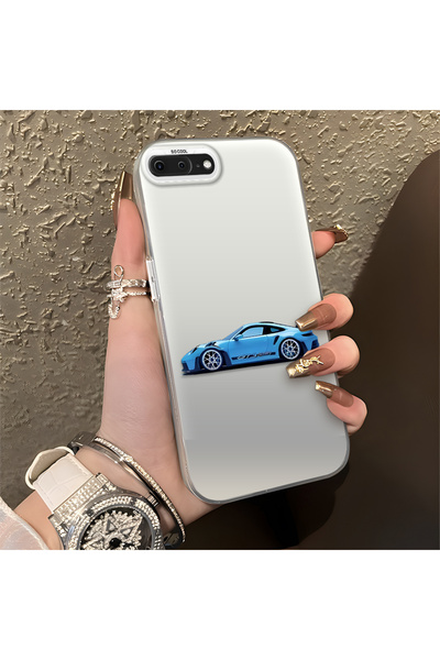 Hontinga حافظة هاتف BMW منقوش متوافقة مع هاتف iPhone 7 Plus، مصنوعة من السيلي...