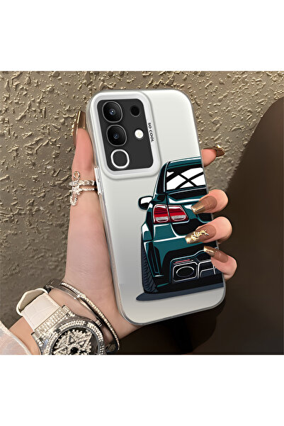 Hontinga حافظة هاتف Vivo Y29 متوافقة مع حافة السيليكون الصلبة ومضادة للسقوط، ...