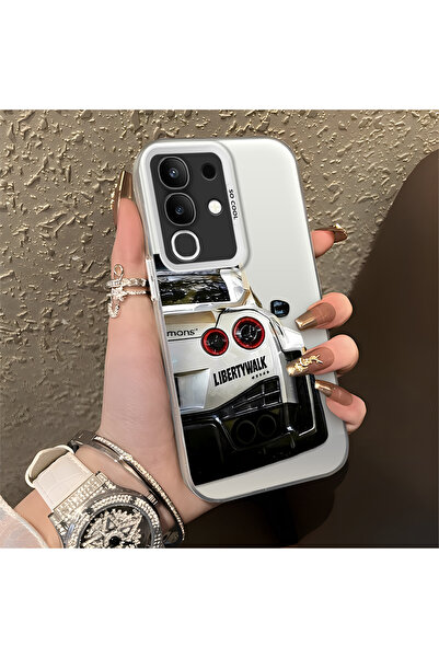 Hontinga حافظة متوافقة مع هاتف Vivo Y29 BMW منقوش ذات حافة من السيليكون وظهر ...