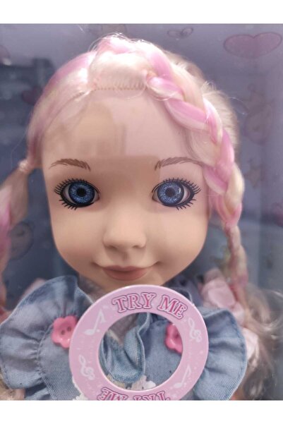 Boratila Toys 35 Cm Güzel Kıyafetli Müzikli Kaliteli Kız Bebek Oyuncak