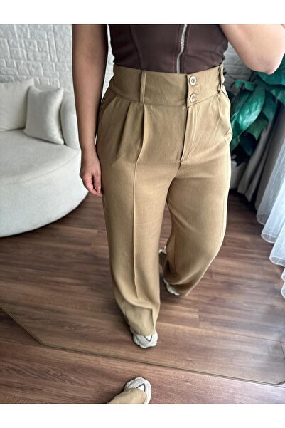 floral fashıon Cotton Linen Fabric Palazzo Pants - Belt Comfortable Cut with ...