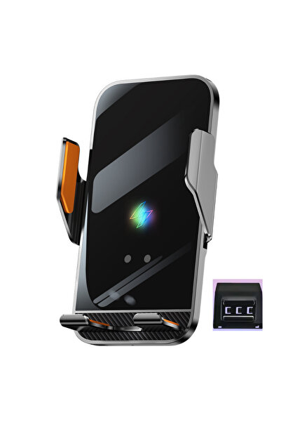 VELTROVA Suport telefon cu incarcare wireless 15W, prindere dedicata pentru B...