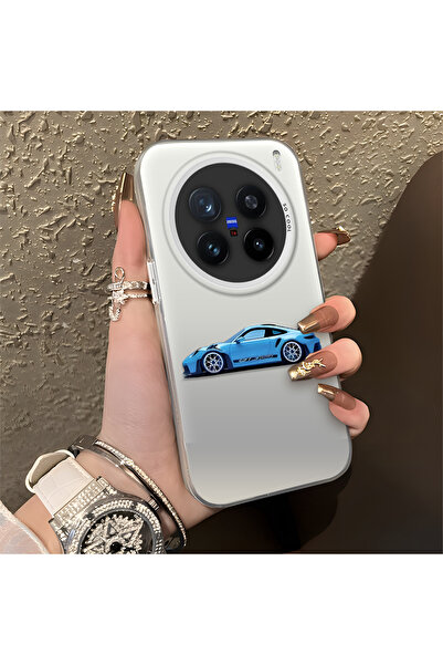 Hontinga حافظة هاتف BMW منقوش متوافقة مع هاتف Vivo X200 Pro، مصنوعة من السيلي...