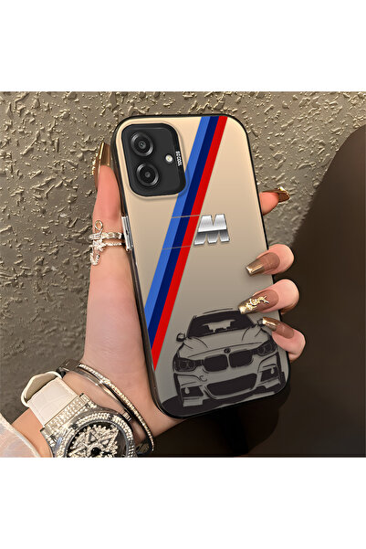 Hontinga حافظة هاتف BMW منقوش متوافقة مع هاتف سامسونج جالاكسي A07 مصنوعة من ا...