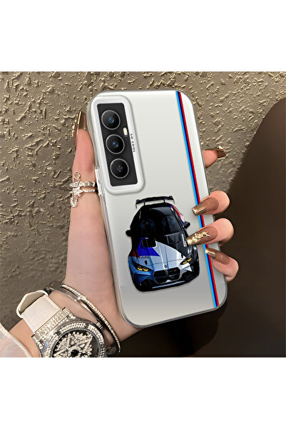 Hontinga حافظة هاتف Realme C65 متوافقة مع حافة السيليكون الصلبة ومضادة للسقوط...