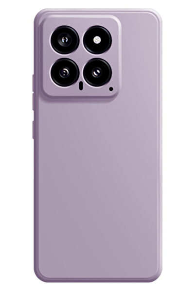 OEM Husa Silicon Soft Touch, Microfibra, Protectie Camere, pentru Xiaomi 14, Mov