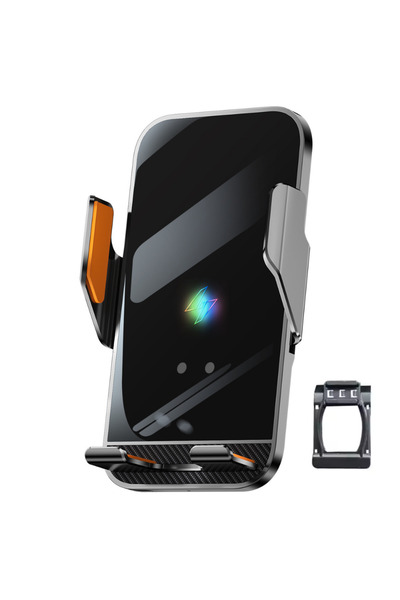 VELTROVA Suport telefon cu incarcare wireless 15W, prindere dedicata pentru B...