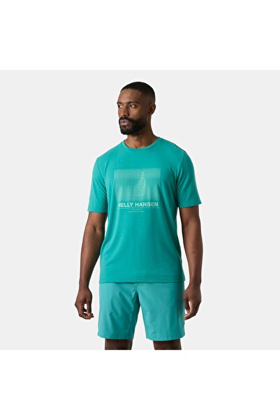 Helly Hansen تي شيرت رجالي برسومات سباقات HP