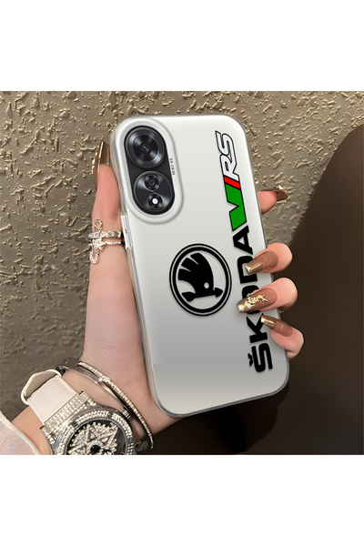 Hontinga حافظة هاتف OPPO A60 متوافقة مع حافة السيليكون الصلبة والمضادة للسقوط...