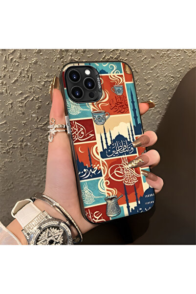 Hontinga iPhone 12 Pro Max Compatible Silicone Edge Hard Back Anti-Fall Phone...