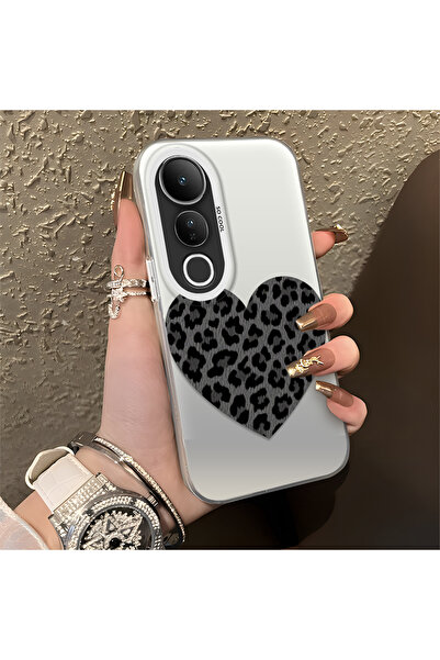 Hontinga حافظة هاتف Vivo V50 Lite متوافقة مع حافة السيليكون الصلبة ومضادة للس...