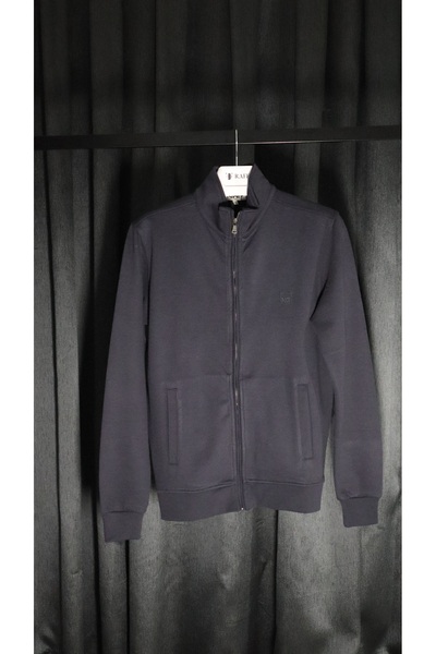 RAFF MAĞAZA Men's Double Face Full Zip Cardigan