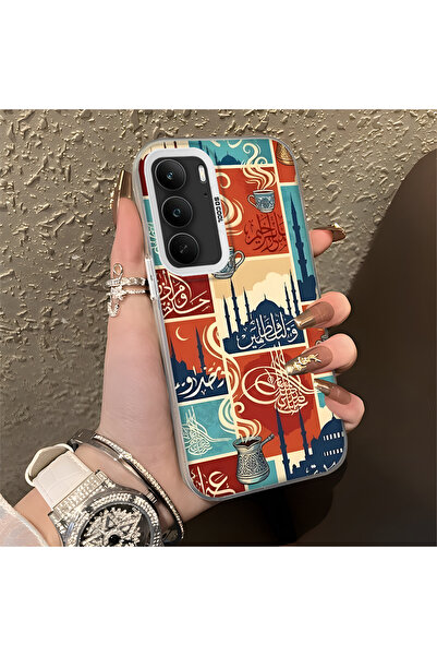 Hontinga حافظة هاتف Realme 14x متوافقة مع الحواف السيليكونية الصلبة والمضادة ...