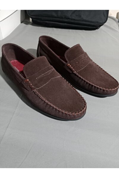 MODA Genuine Nubuck Leather Brown Men's Shoes