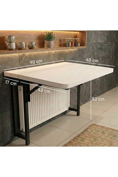 mutoz MDF Petek Üstü Duvara Monte Katlanır Masa
