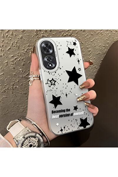 Hontinga حافظة هاتف OPPO A60 متوافقة مع Yıldızlar منقوش مصنوعة من السيليكون و...