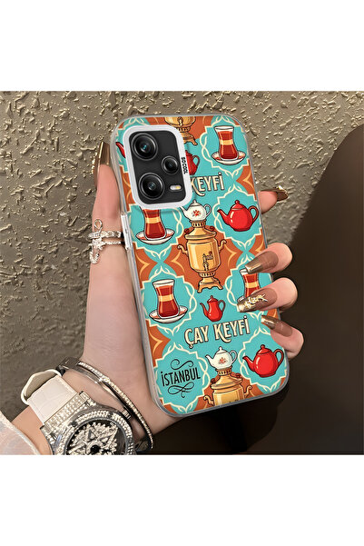 Hontinga حافظة هاتف Redmi Note 12 Pro 5G متوافقة مع الحواف السيليكونية الصلبة...