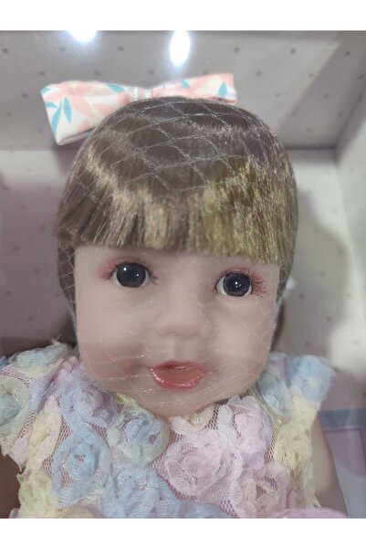 Boratila Toys 30 CM Yeni Doğmuş Bebek Yüksek Gerçekçi Bebek Tüm Vücüt Yumuşak...