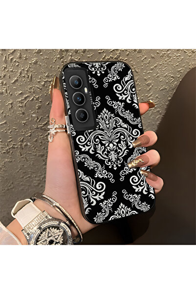 Hontinga حافظة هاتف Realme C65 4G متوافقة مع السيليكون ذات حافة صلبة ومضادة ل...