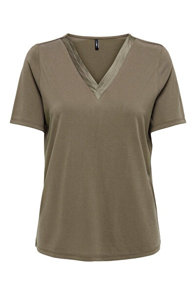 ONLY Onlfree Life Brown Women's T-Shirt 15368626