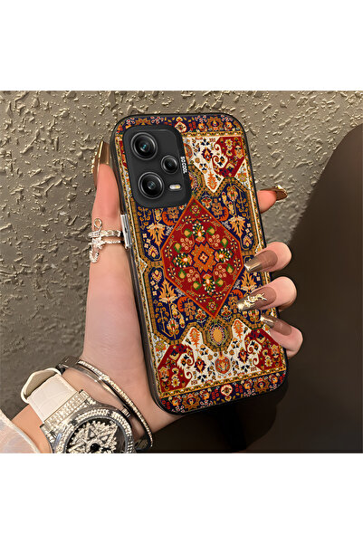 Hontinga حافظة هاتف Redmi Note 12 Pro 5G متوافقة مع الحواف السيليكونية الصلبة...