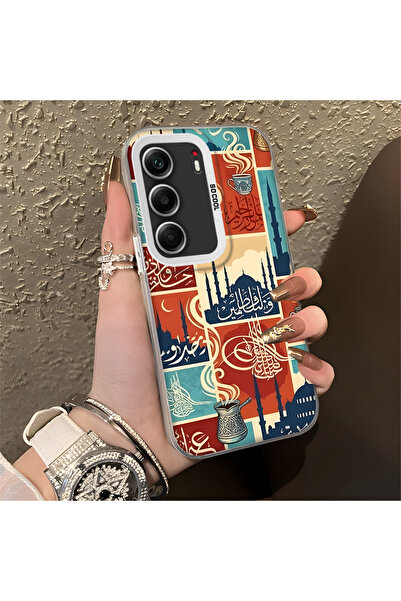 Hontinga غطاء هاتف تكنو كامون 40 متوافق مع الحواف السيليكونية الصلبة والمضادة...