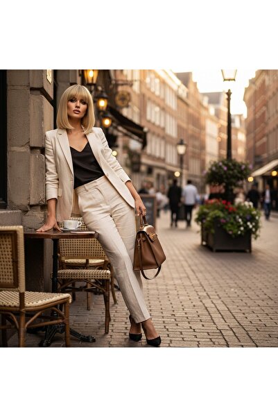 Handmade Gerçek saç kahküllü insan sacı %100 gercek saç tam peruk platin omre...