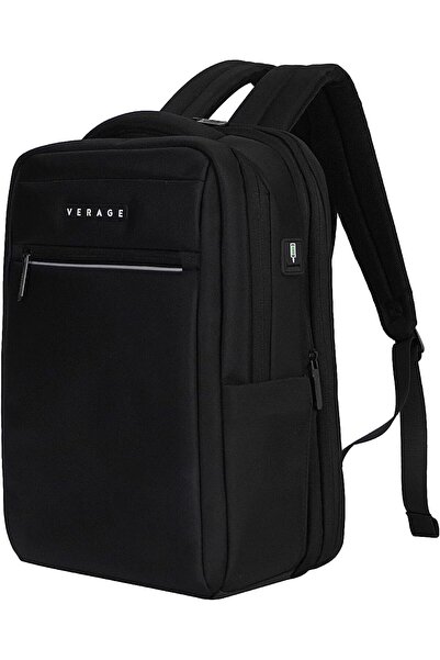 VERAGE Roll Top Laptop Backpack Waterproof PU Leather Travel Backpack