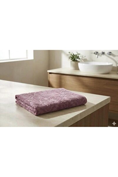 Özdilek Curve Plum Towel 50X90 cm
