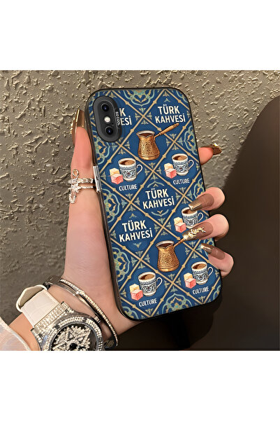 Hontinga iPhone X Compatible Silicone Edge Hard Back Anti-Fall Phone Case Tur...