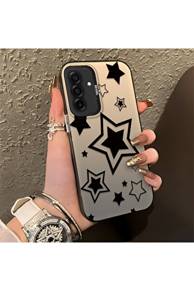 Hontinga Samsung Galaxy A26 Compatible Stars Patterned Silicone Phone Case Ed...