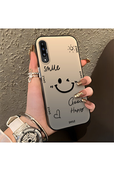 Hontinga حافظة هاتف سامسونج جالاكسي A50 متوافقة مع الحواف السيليكونية الصلبة ...